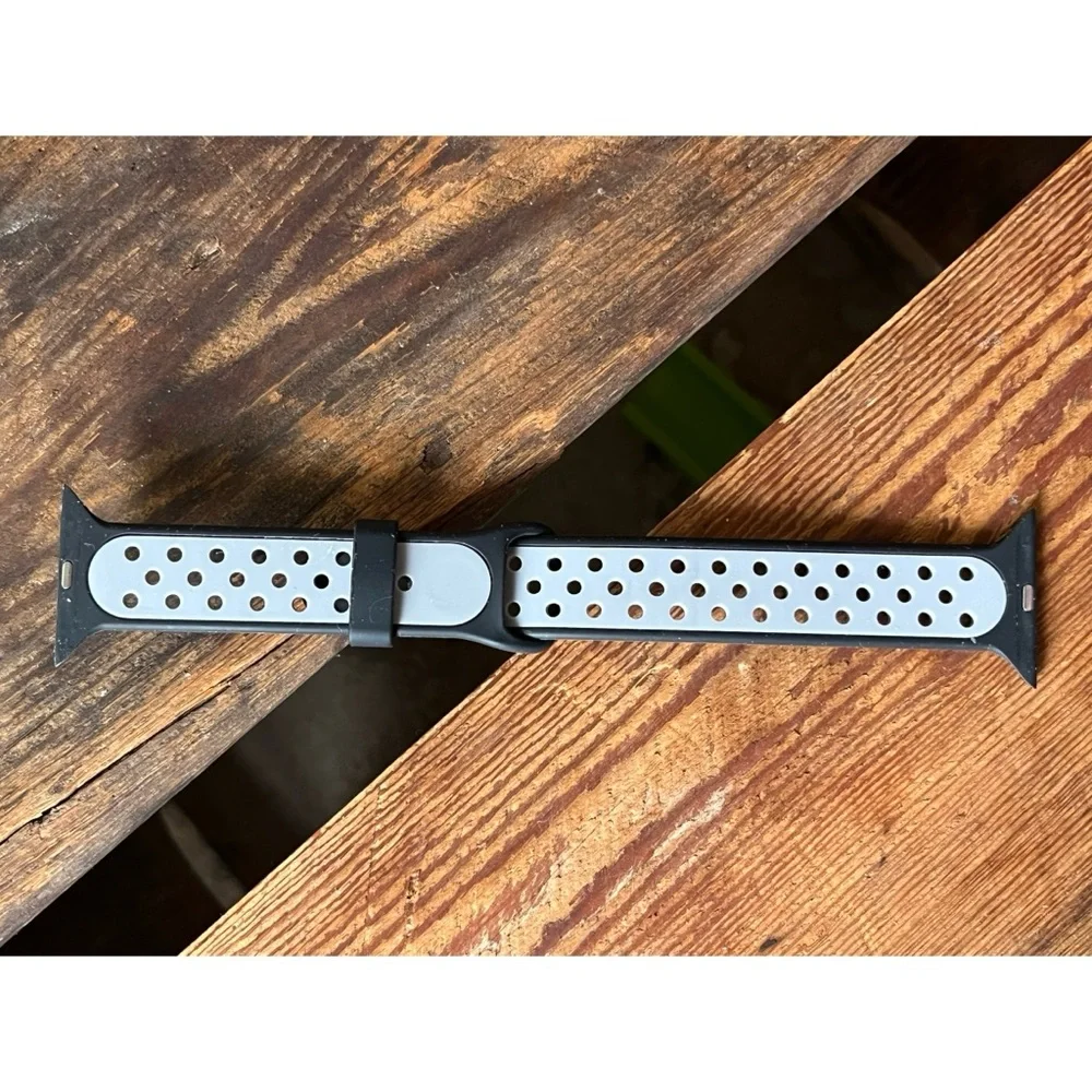 All in Motion Black Grey Apple Watch Bands